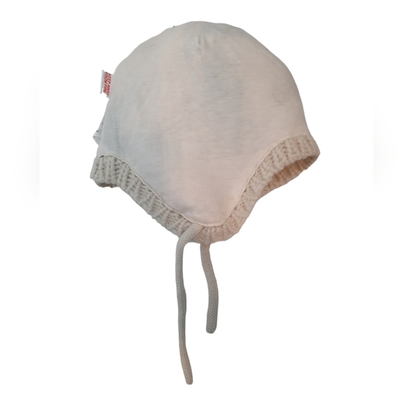 Zara Kids Bohemian Knit Bobbles Trapper Hat with Pom Pom One Size Toddler Unisex - Picture 5 of 7